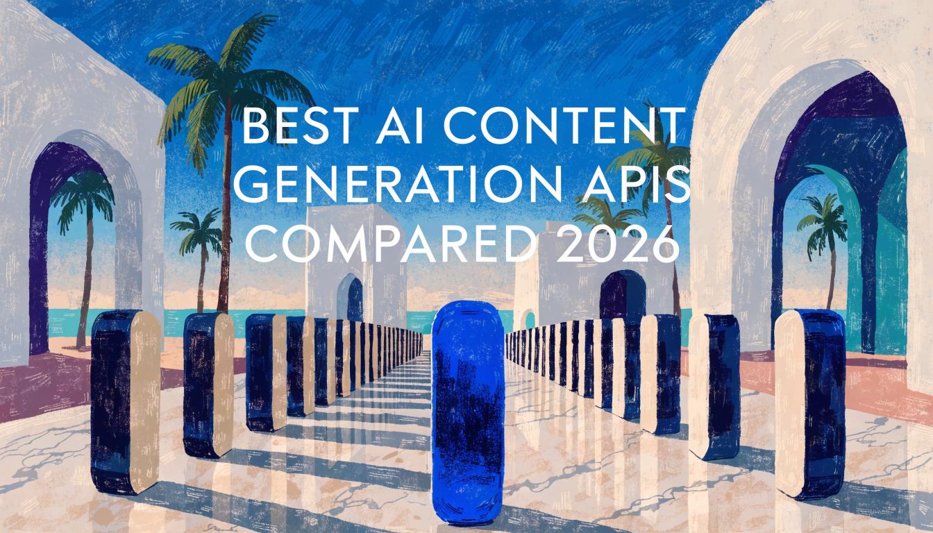 Best AI Content Generation APIs Compared 2026