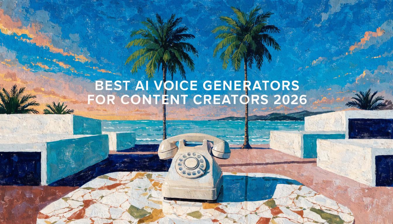 Best AI Voice Generators for Content Creators in 2026