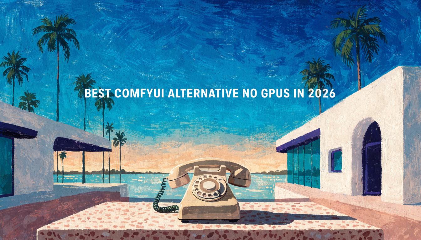 7 Best ComfyUI Alternatives Without a GPU, Ranked (2026)