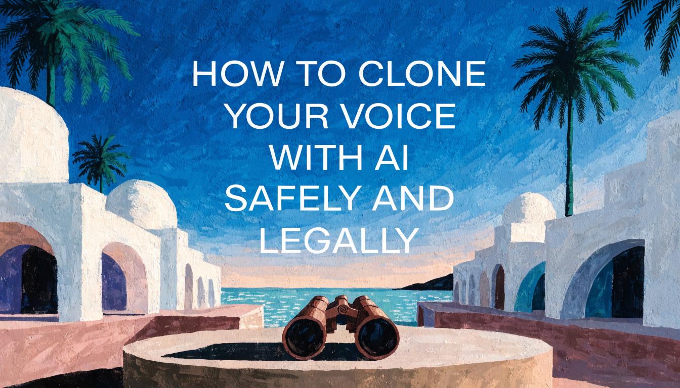 How to Clone Your Voice with AI Safely and Legally