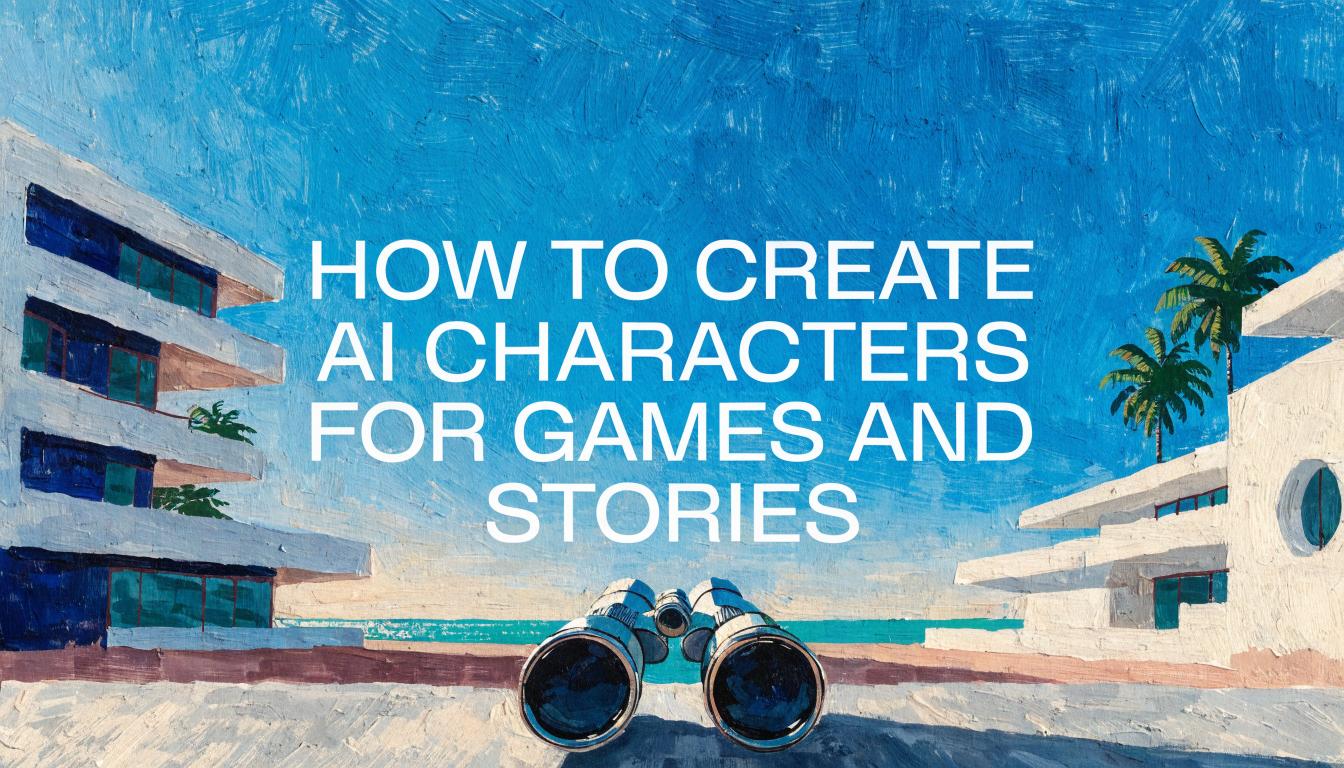 How to Create AI Characters for Games and Stories