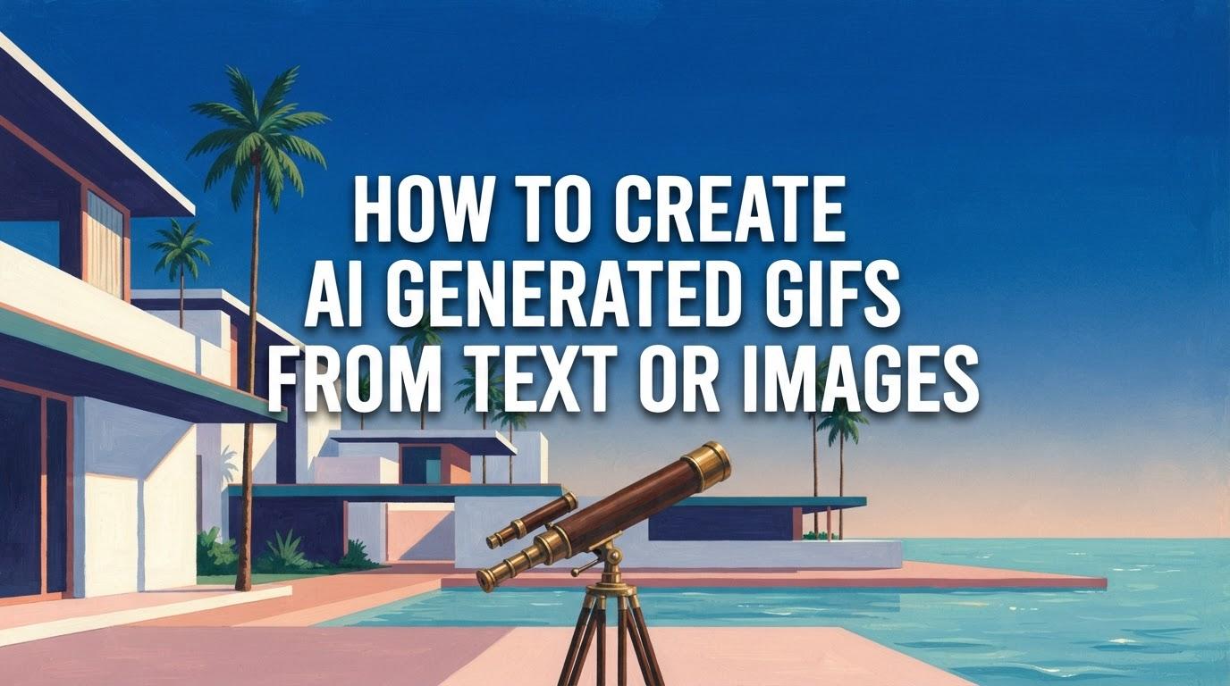 How to Create AI Generated GIFs From Text or Images