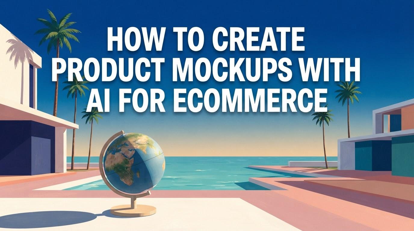 How to Create Product Mockups With AI for Ecommerce