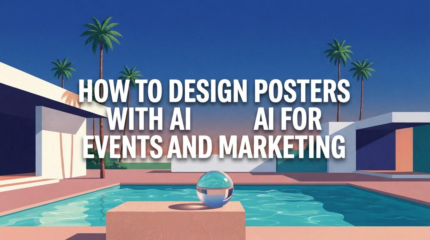 How to Design Posters With AI for Events and Marketing