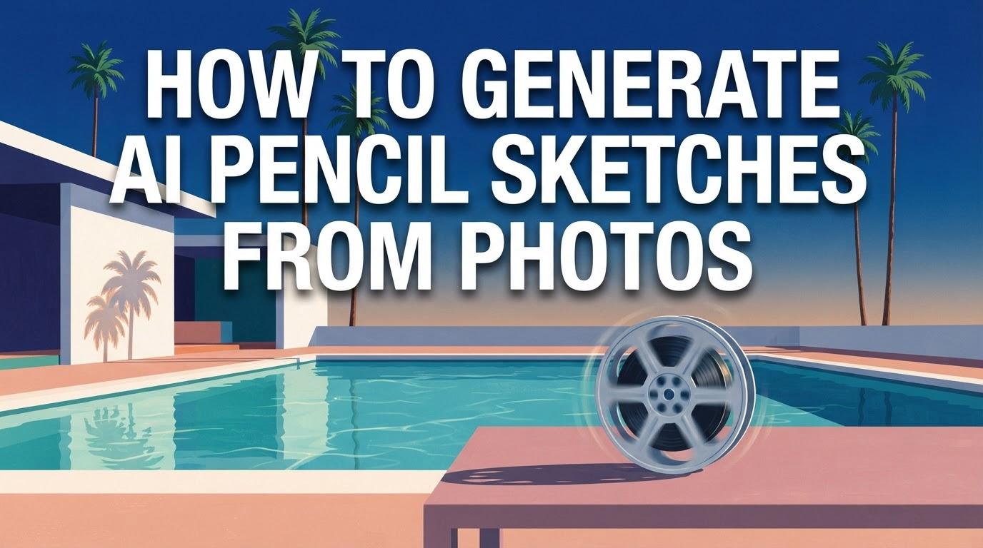 How to Generate AI Pencil Sketches From Photos