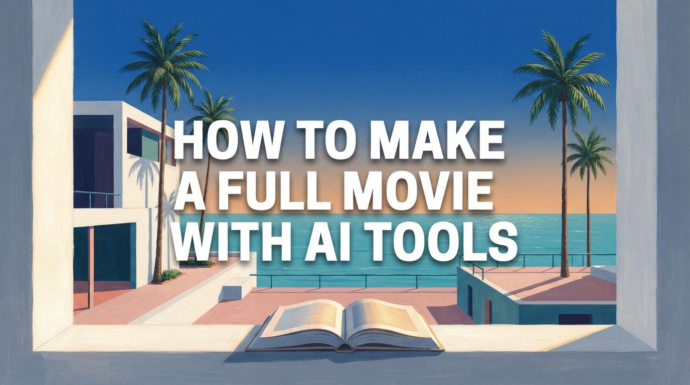 How to Make a Full Movie With AI Tools