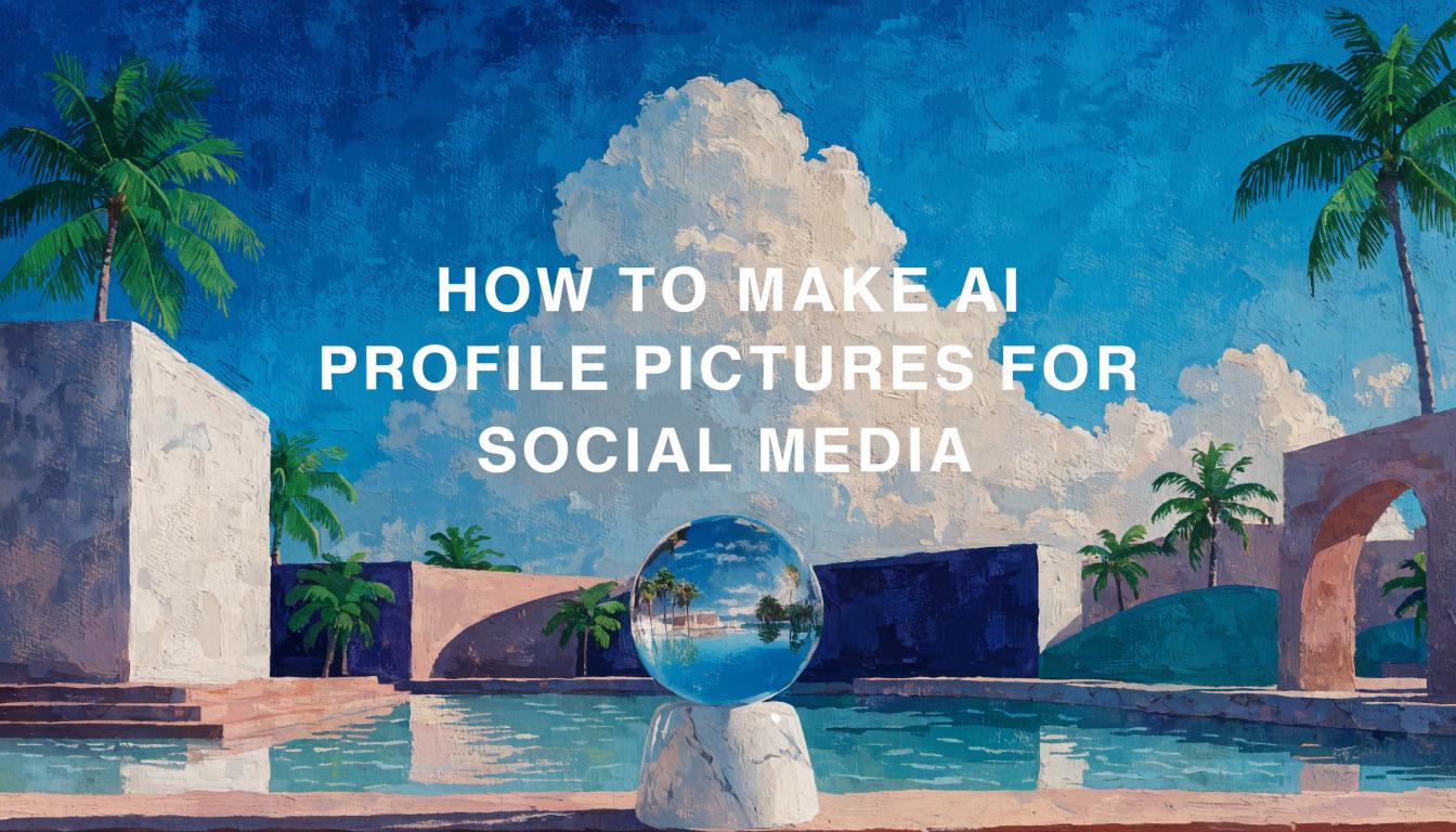 How to Make AI Profile Pictures for Social Media