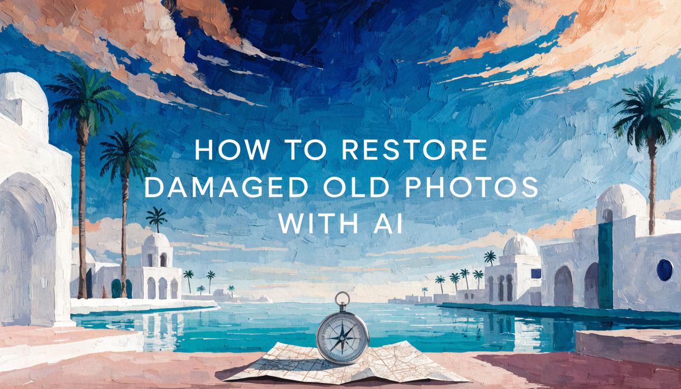 How to Restore Damaged Old Photos with AI