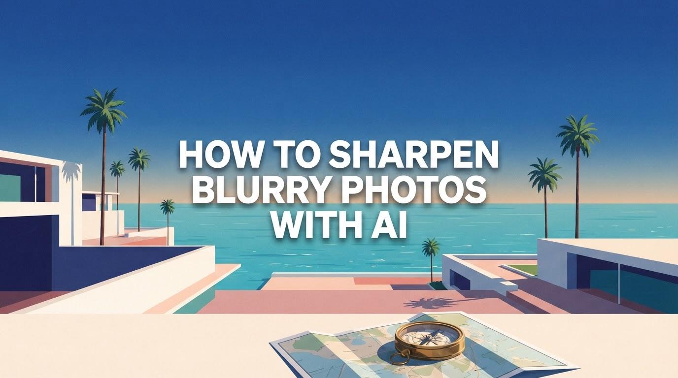 How to Sharpen Blurry Photos With AI
