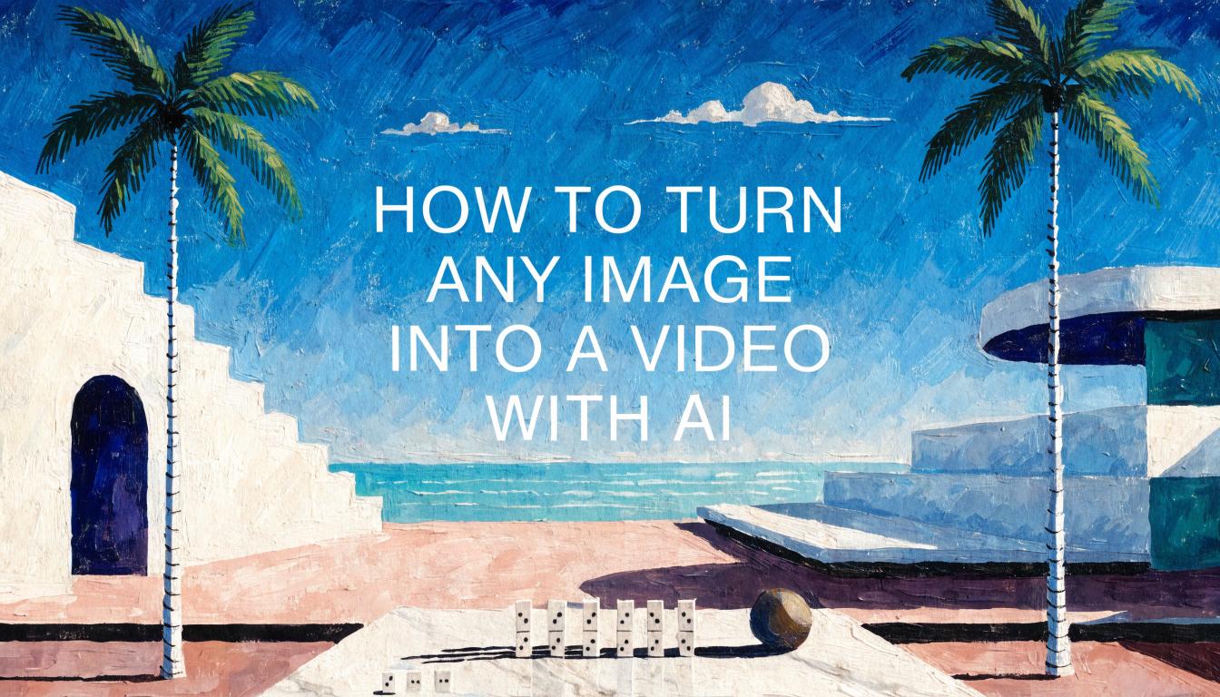 How to Turn Any Image Into a Video With AI