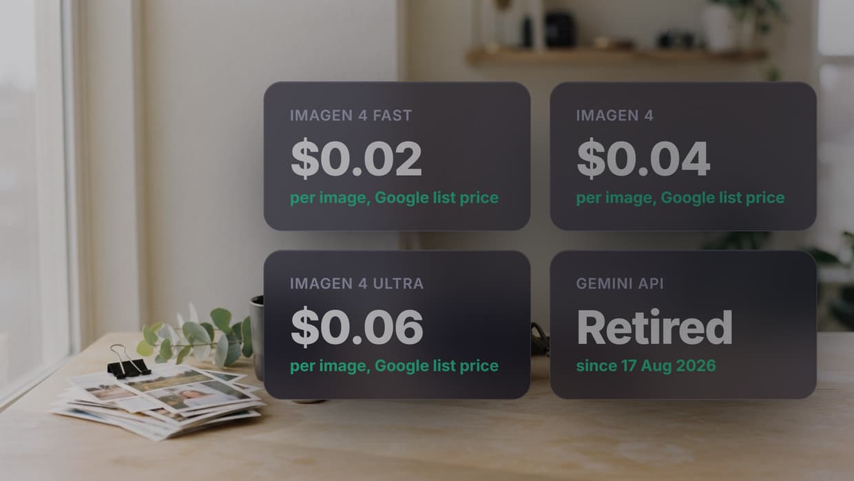 Imagen 4 Pricing: $0.02 to $0.06 an Image, and What Replaced It (2026)