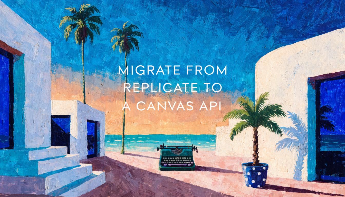 How to Migrate from Replicate to a Canvas API
