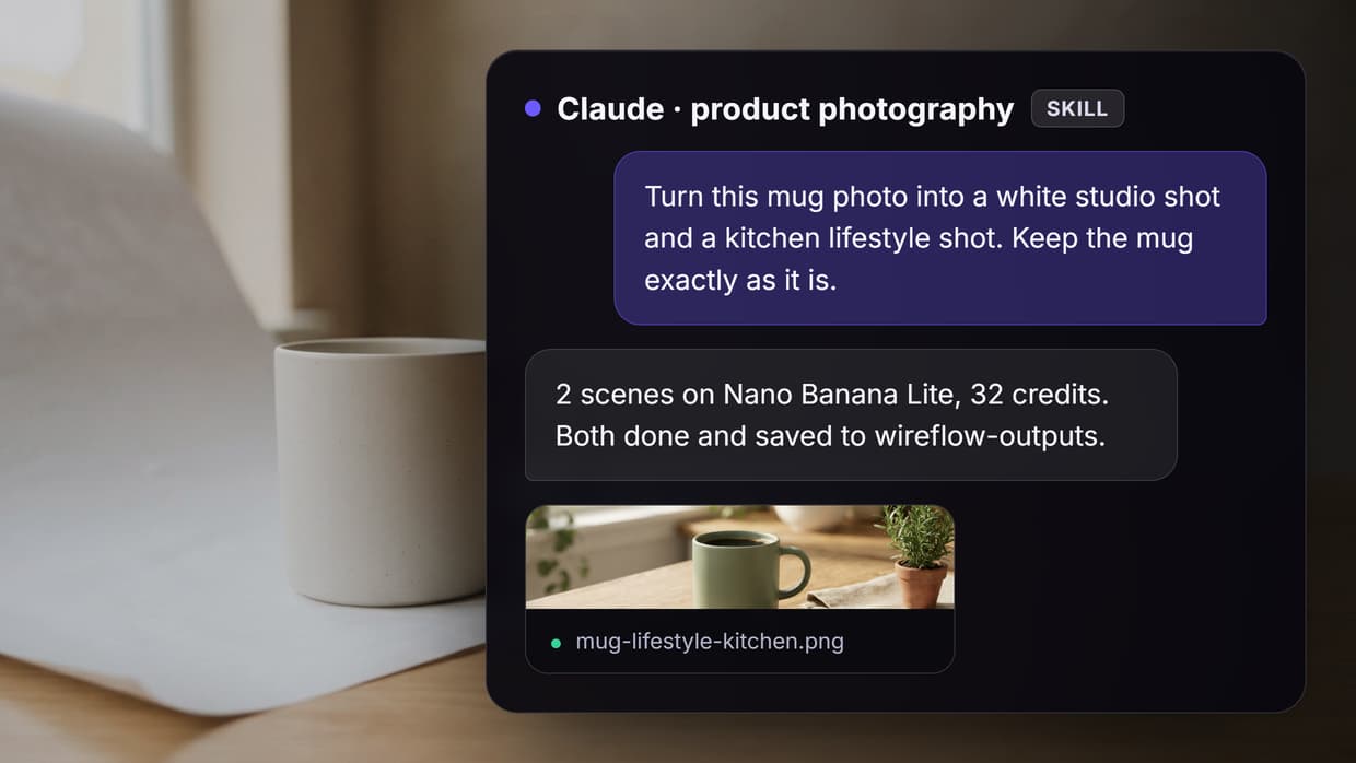 How to Make Product Photos in Claude From One Photo