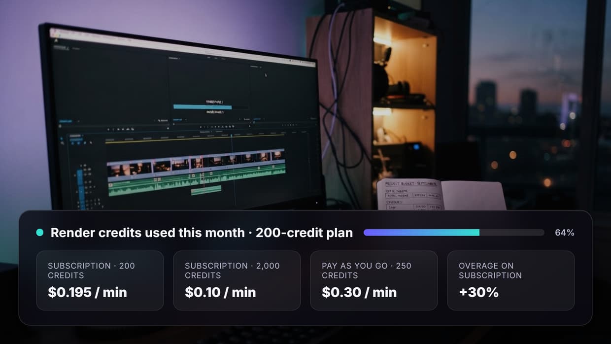 Shotstack Pricing in 2026: Every Plan, Credit Math, and What You Really Pay