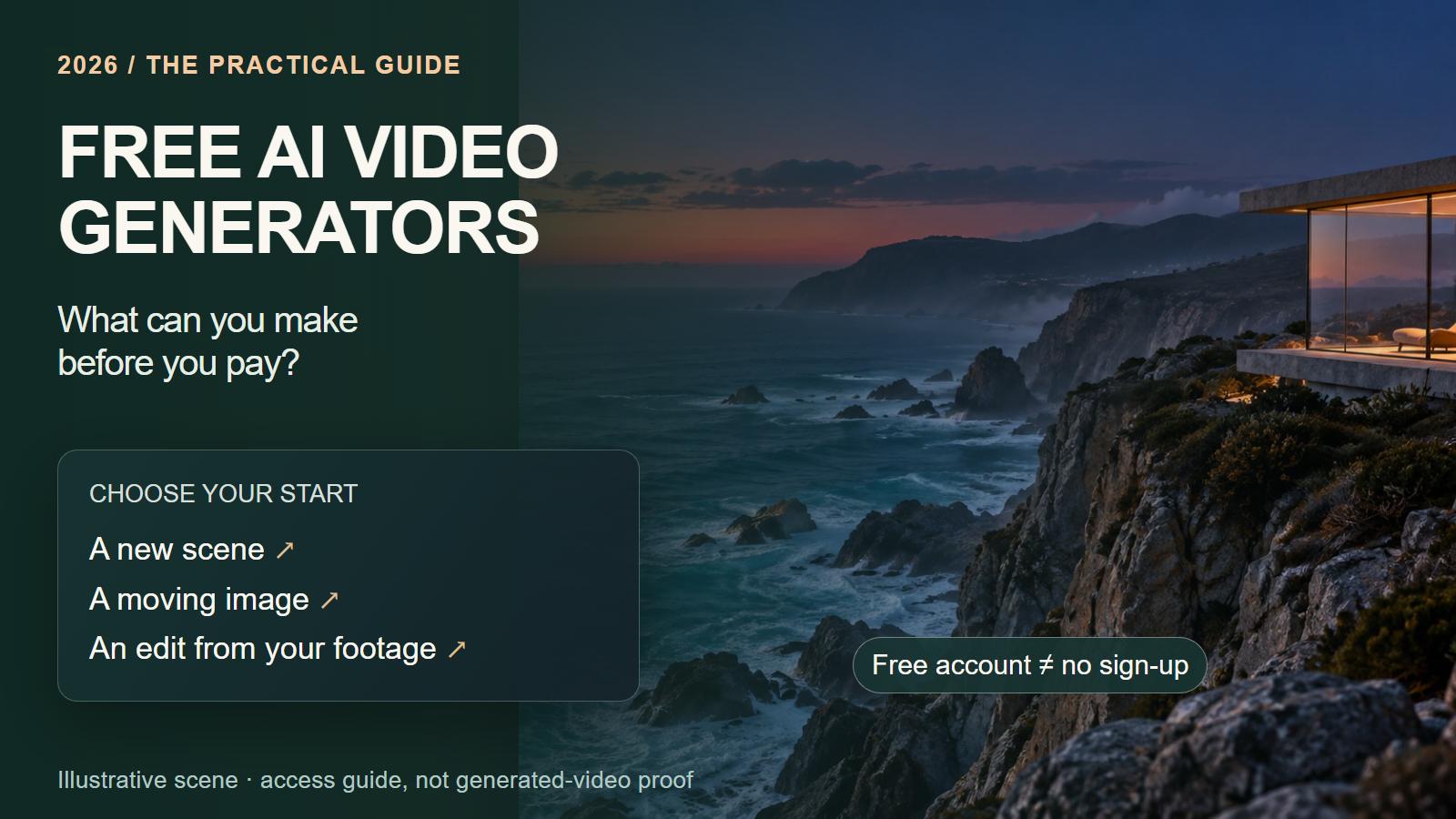 Free AI Video Generators You Can Use Online Without Signing Up (2026)