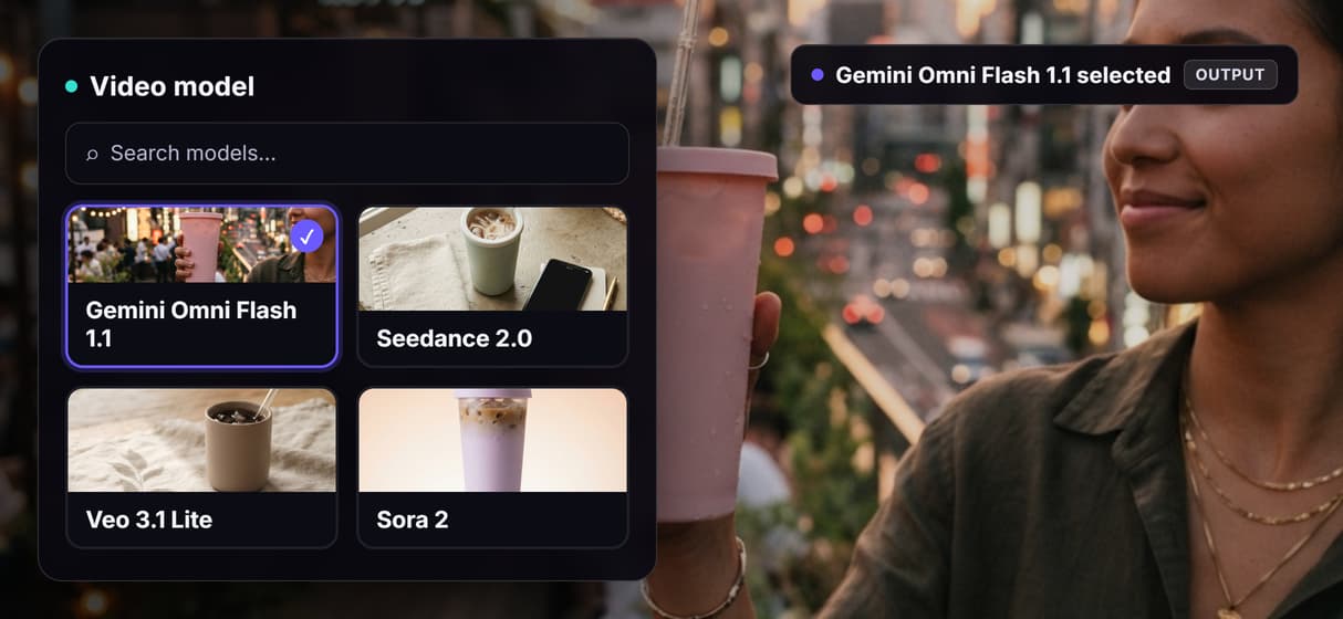 Swap the video model, keep the flow