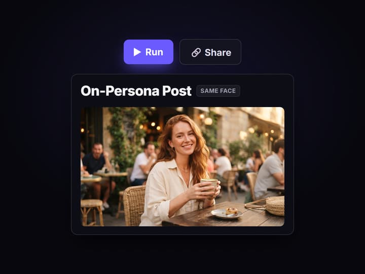 Change the prompt, keep the persona