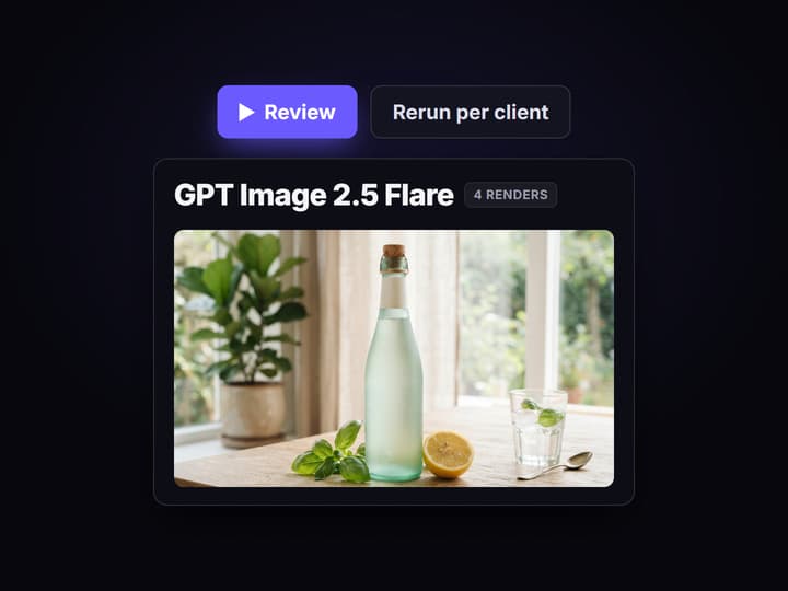 Review and rerun per client
