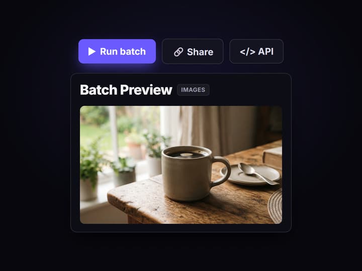 Run the batch once