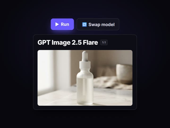 Run it and swap models freely