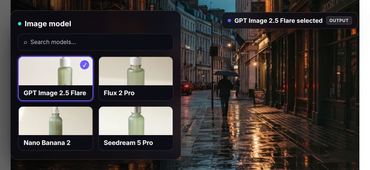 Swap the model in a click