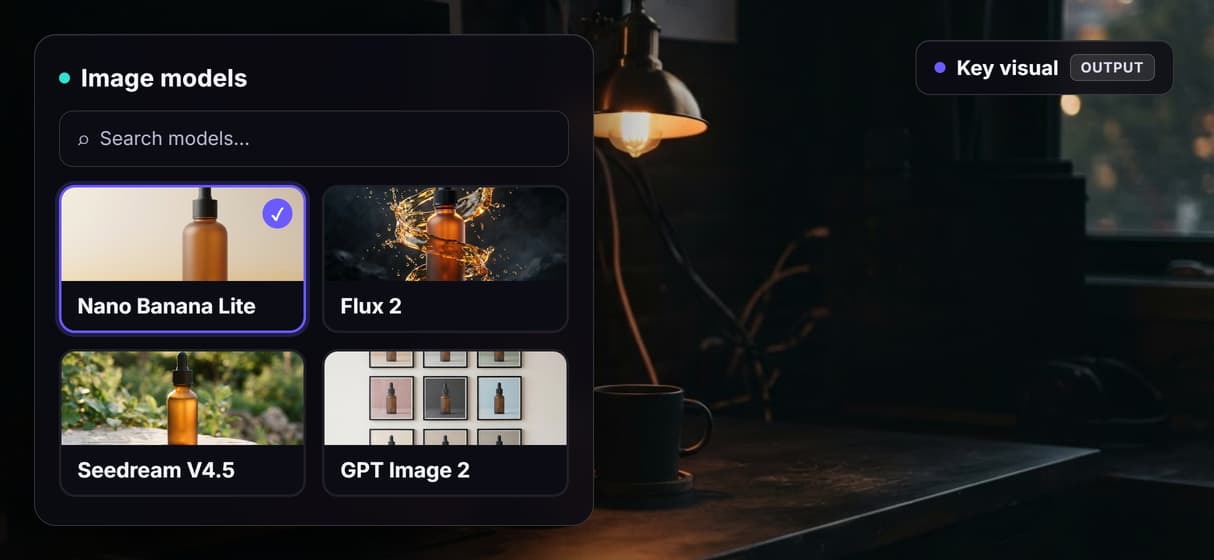 Pick the model at every node