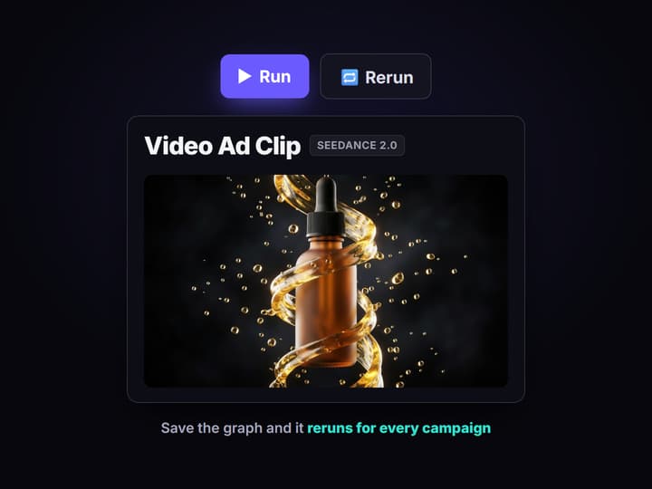 Save the graph and rerun it