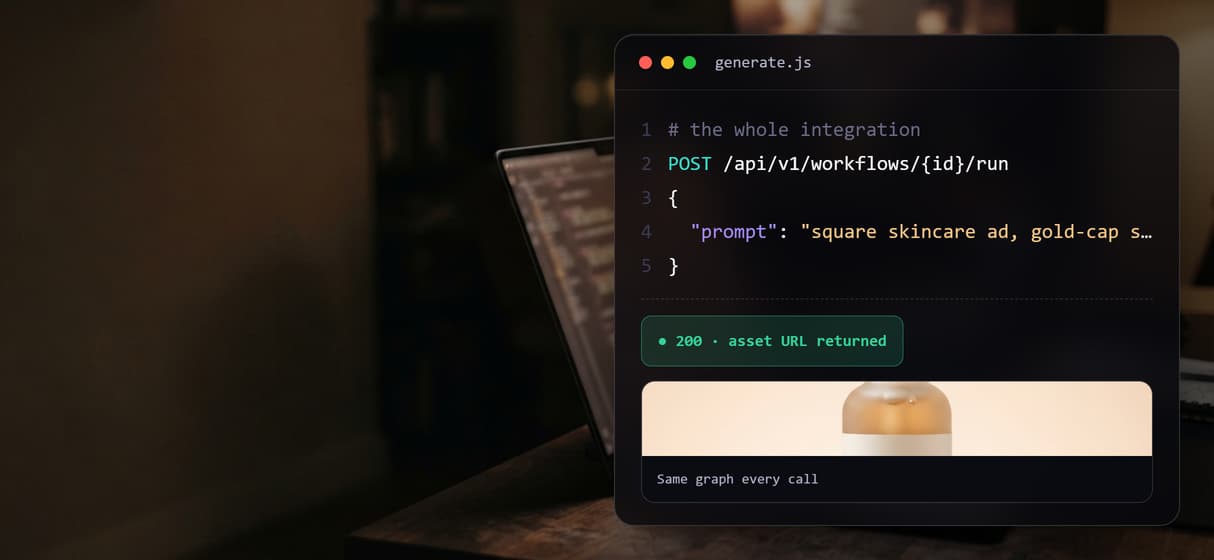 Publish the flow as one endpoint