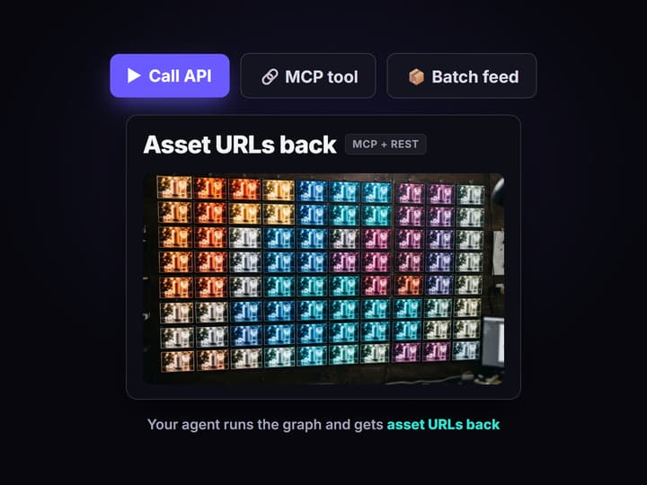 Call the graph from your agent or a batch loop