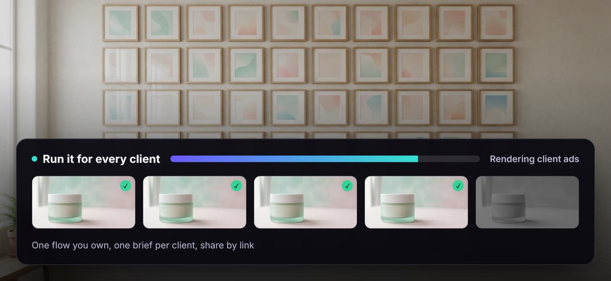 Build once, run for every client account