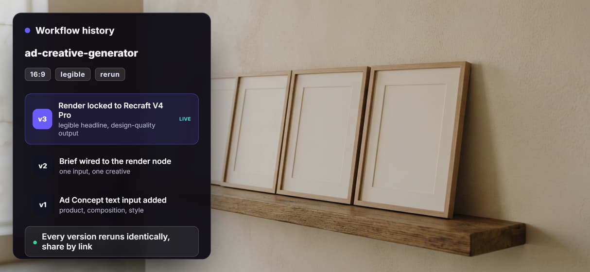 Reruns are identical, and it is an API and MCP tool