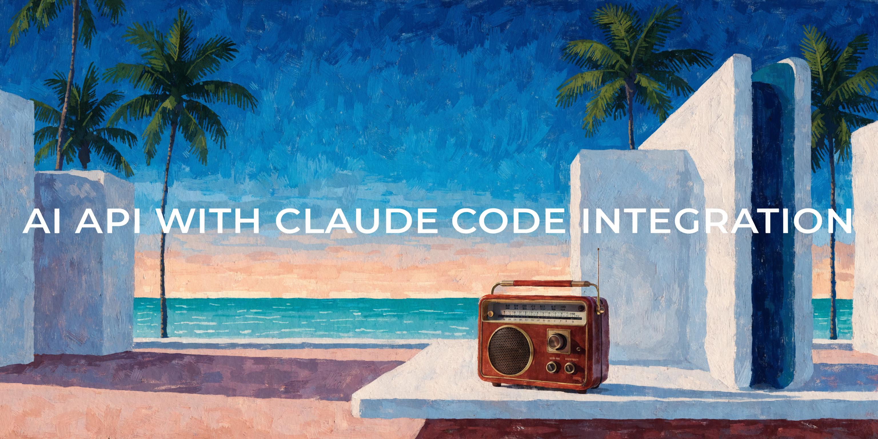 AI API with Claude Code Integration