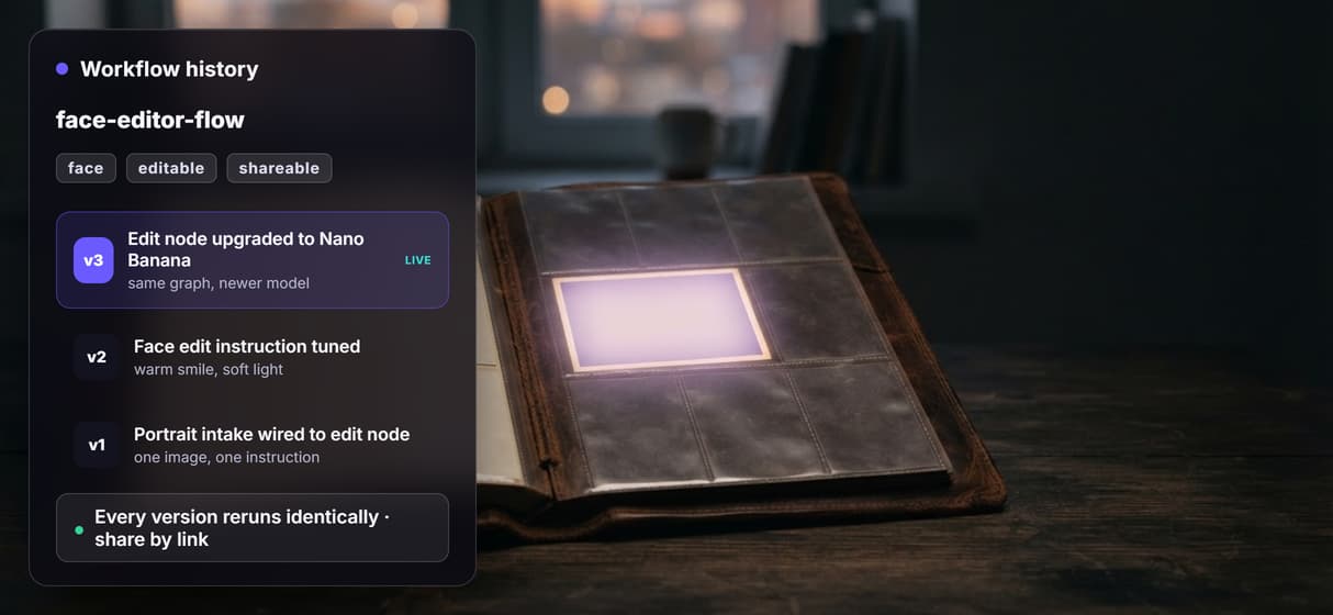 Reruns are identical, upgrades are one node