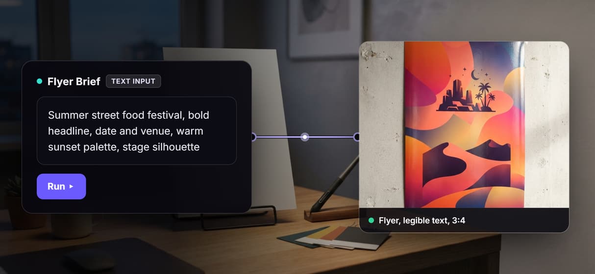 Legible text on the art