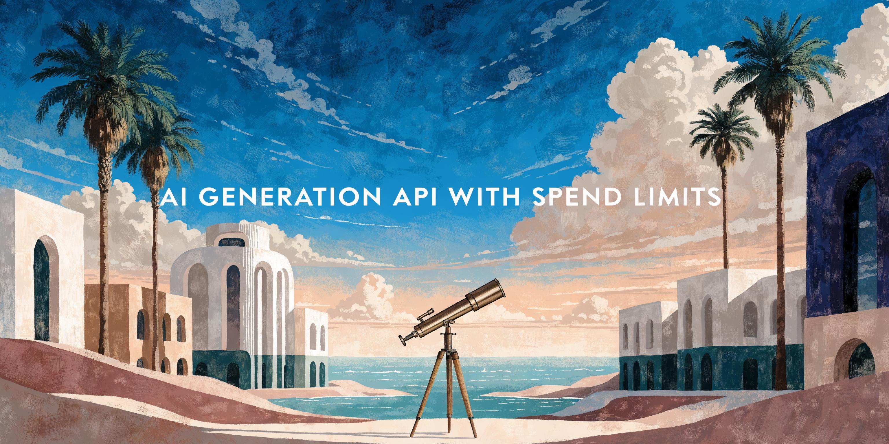 AI Generation API With Spend Limits You Set Per Project