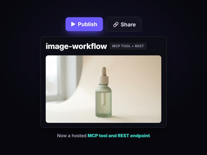 Publish it as a tool
