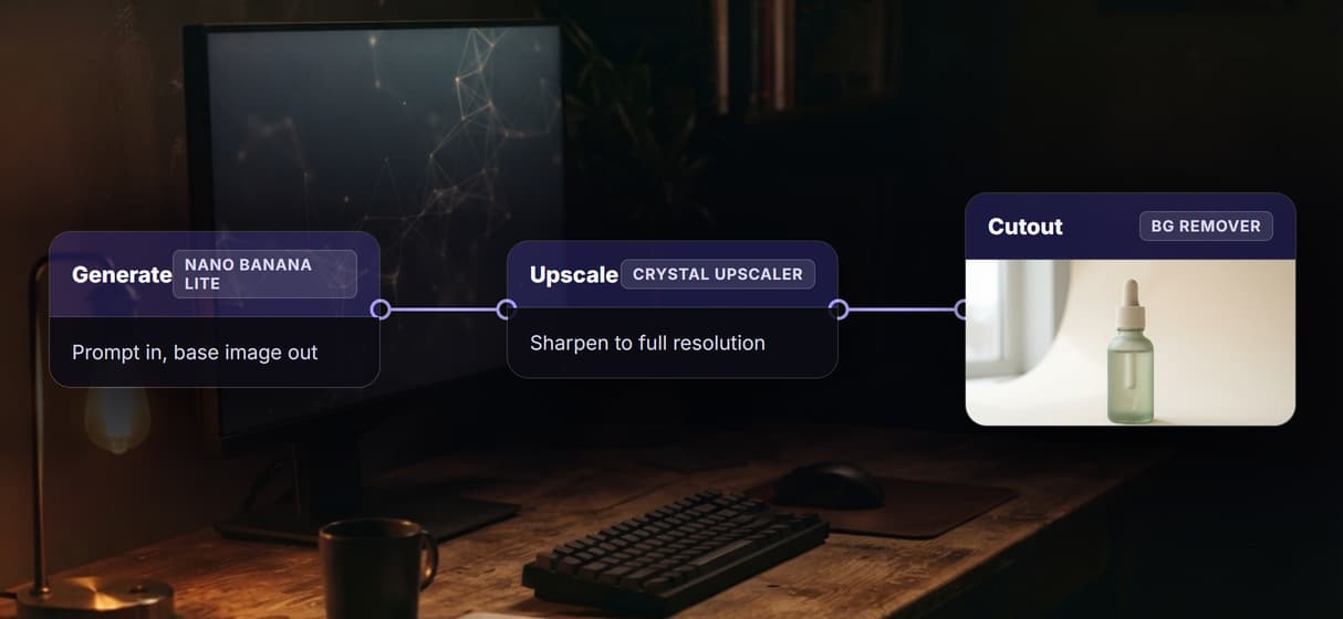 Chain several models in one call