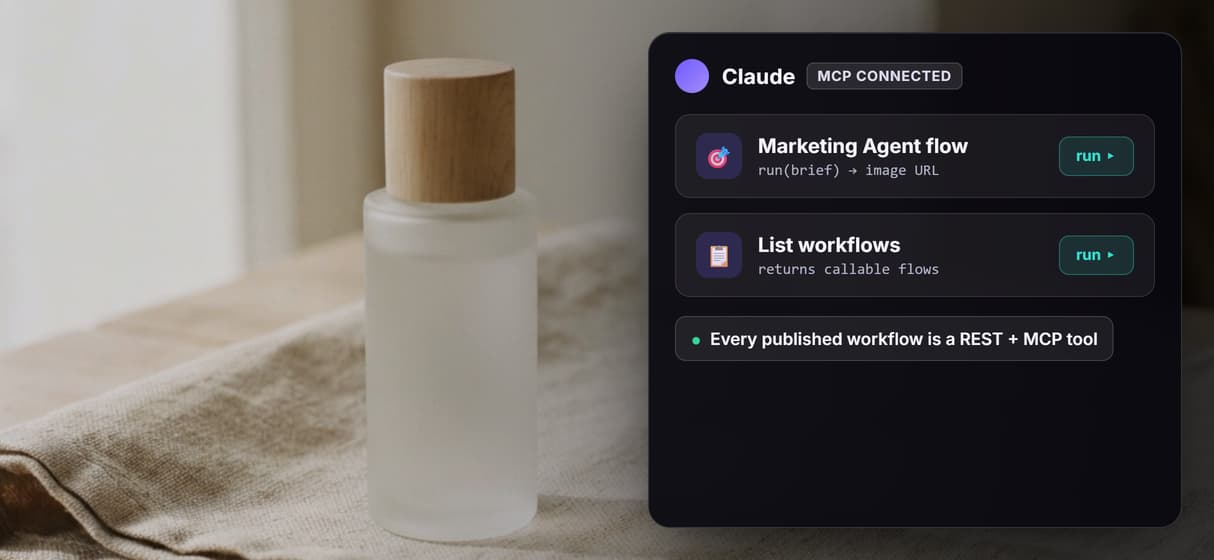 Your agent calls the workflow