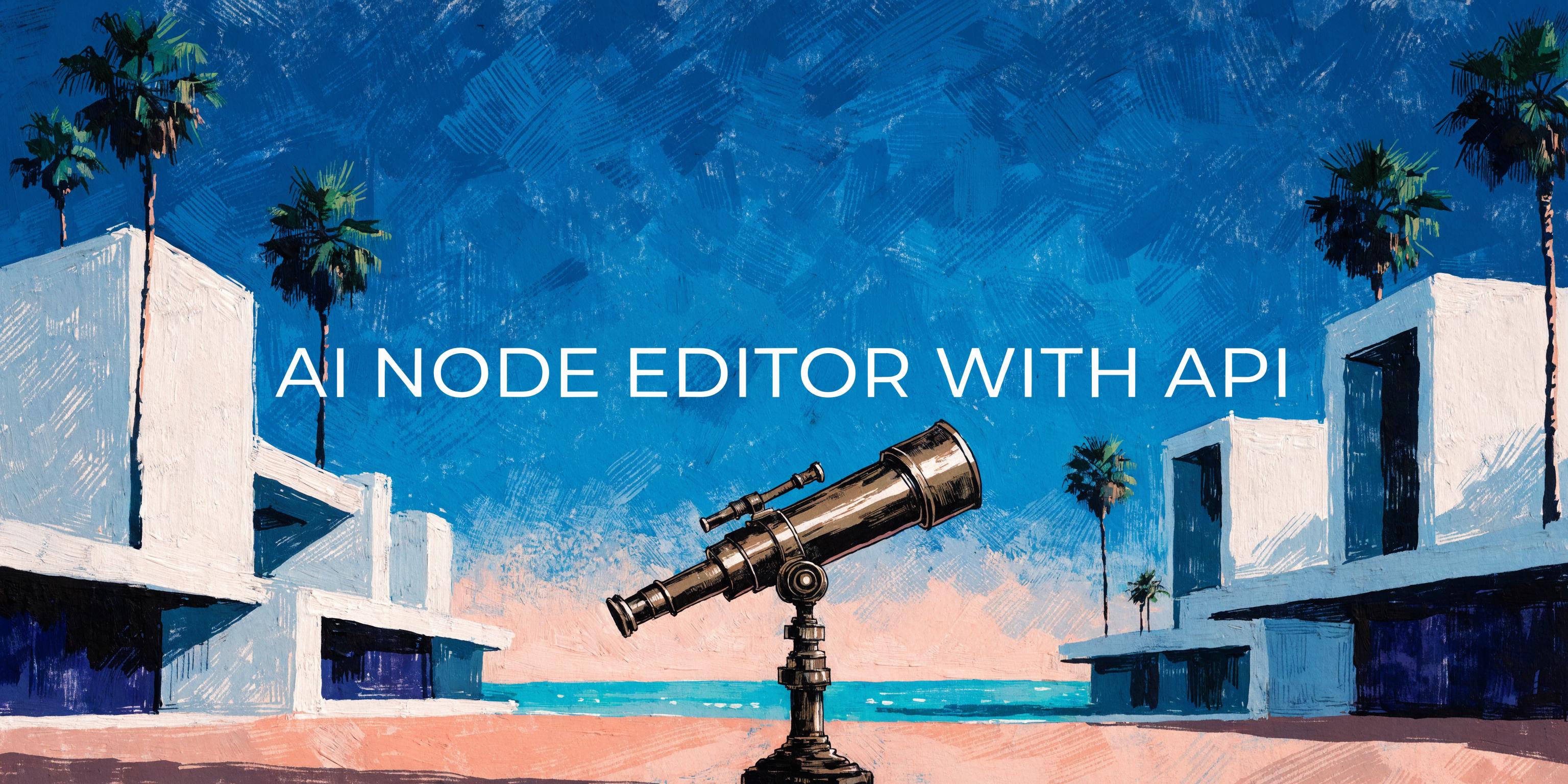 AI Node Editor With API