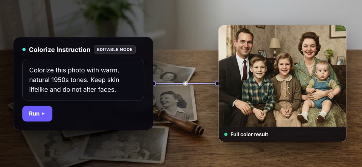 Colorize by describing the color you want
