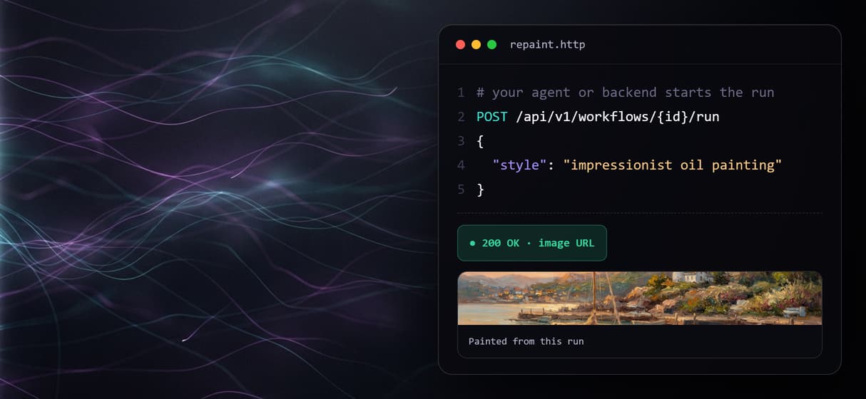 Rerun it, version it, call it from code