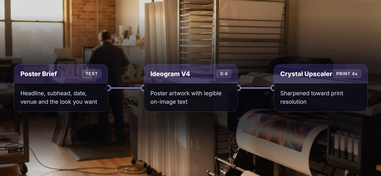 A poster pipeline you own
