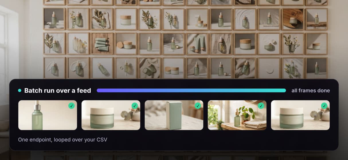 Batch a whole feed in one run