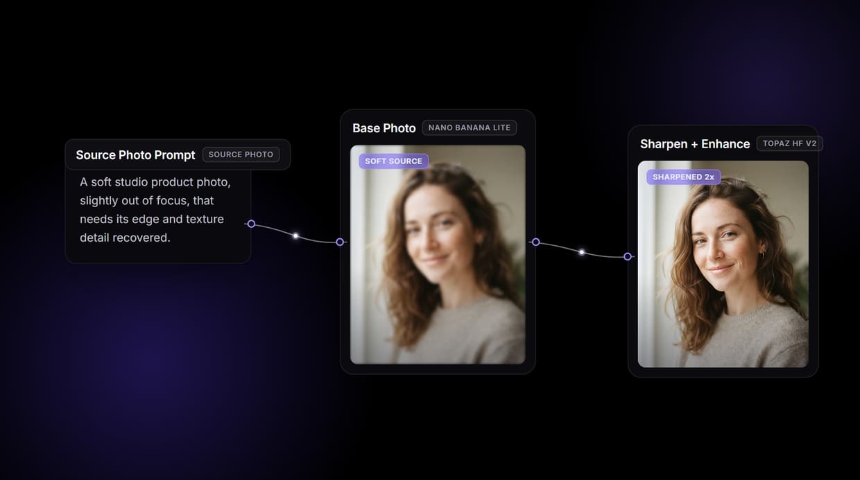 AI Sharpen Image