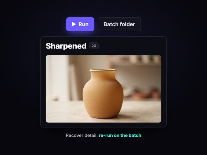 Run it, or batch a folder