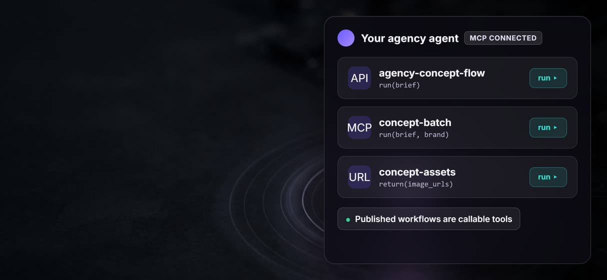 Agents can run the flow