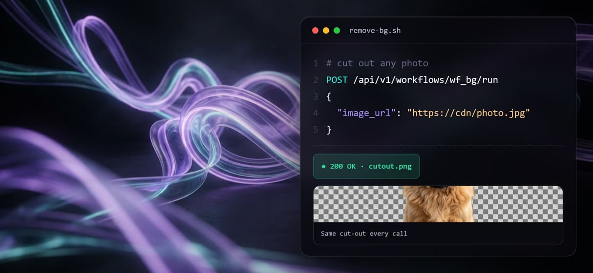 Rerun it, version it, call it from code