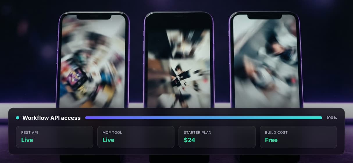REST API and MCP tool included