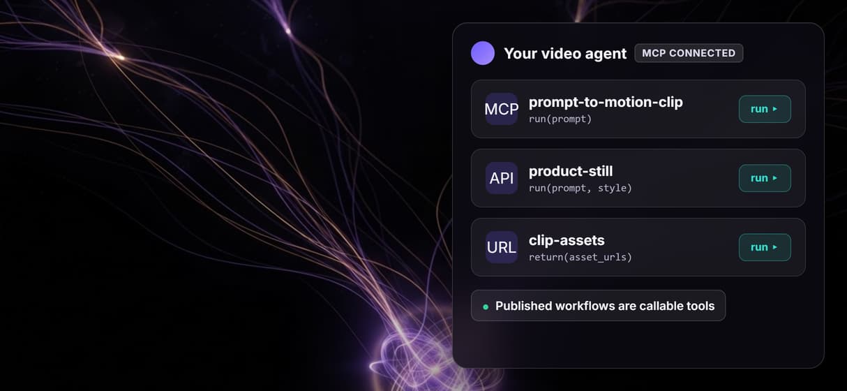 Every workflow is an MCP tool