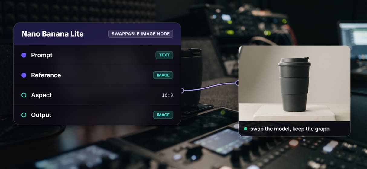 Swap a node, keep the graph